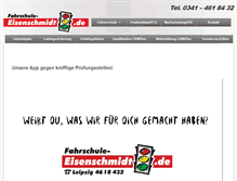 Tablet Screenshot of leipziger-fahrschule.de